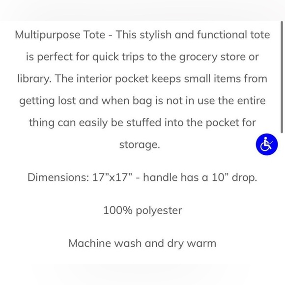 Smart Bottoms Camera Print Tote Bag - Picture 6 of 6